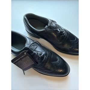 Vintage Leather Dexter Dry Sports Golf Shoe With Metal Spike Black 10 Men's 1751